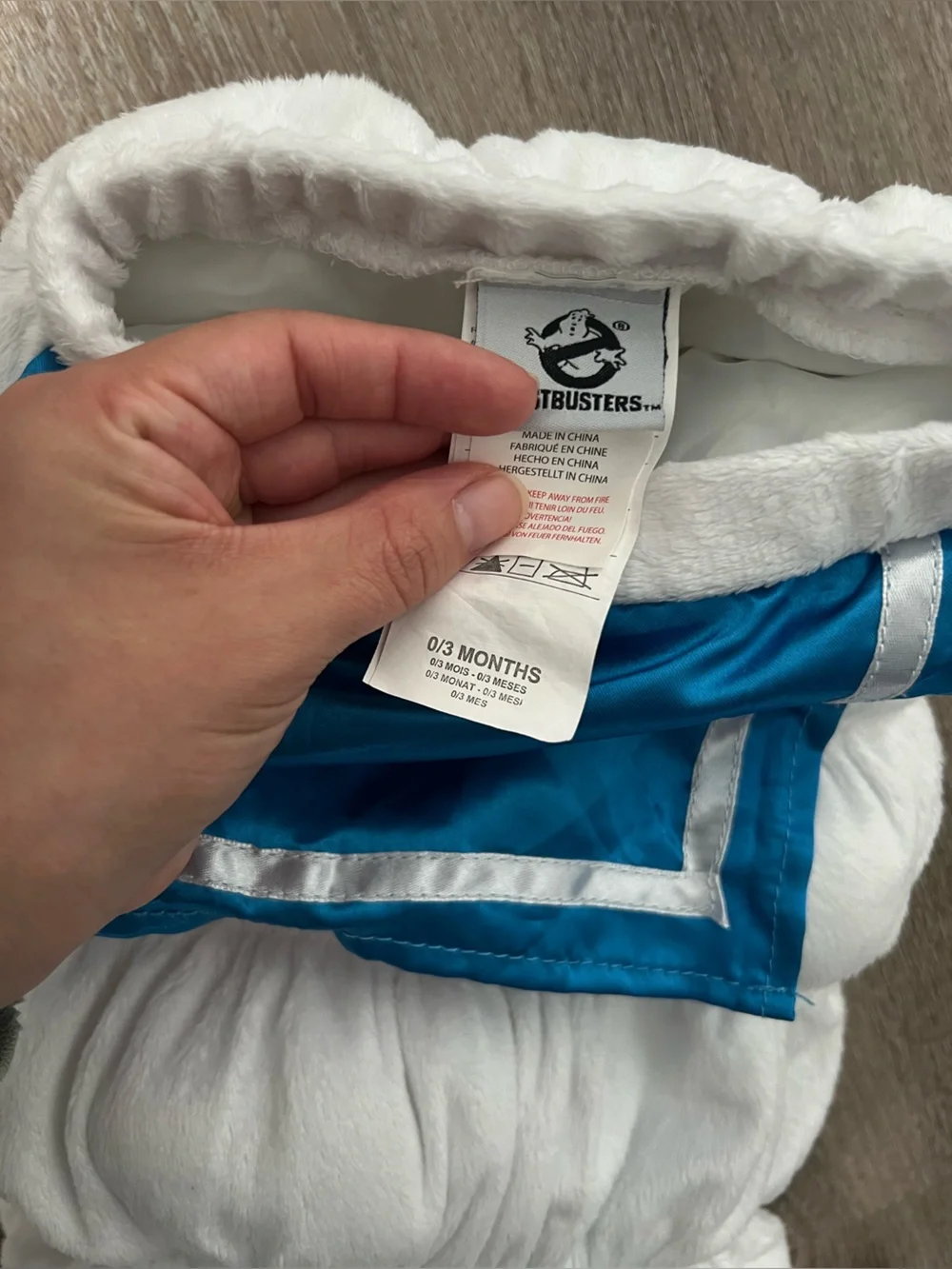 Baby Ghostbusters Stay Puft Swaddle Costume